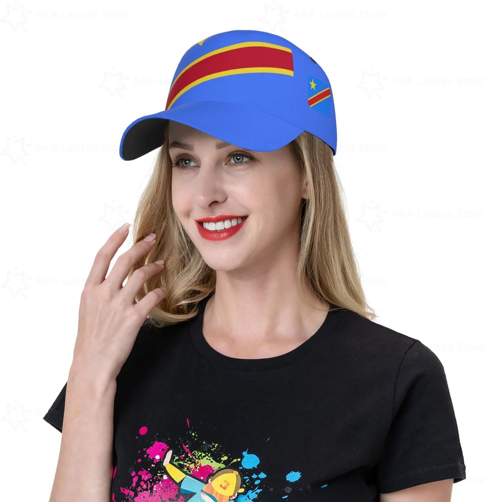 Congo Flag Baseball Cap