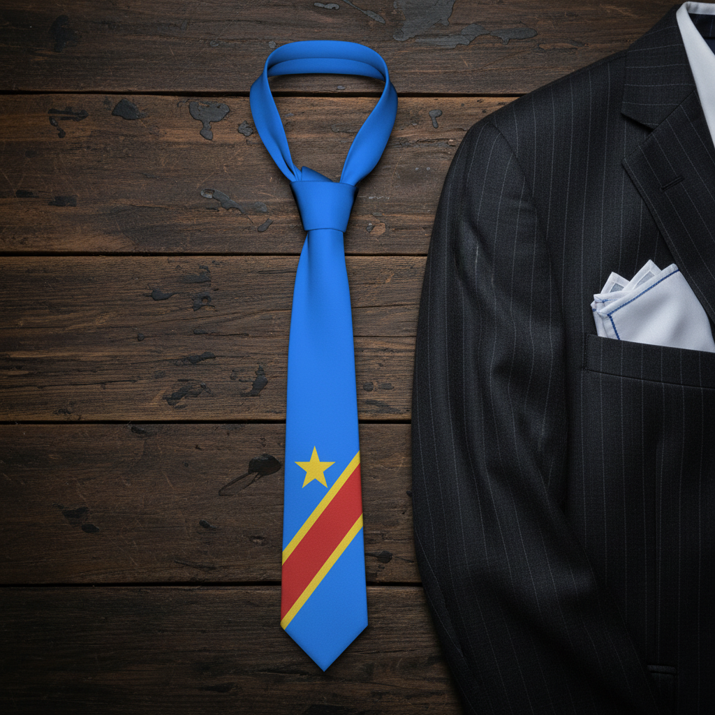 DRC Tie Flat Lay